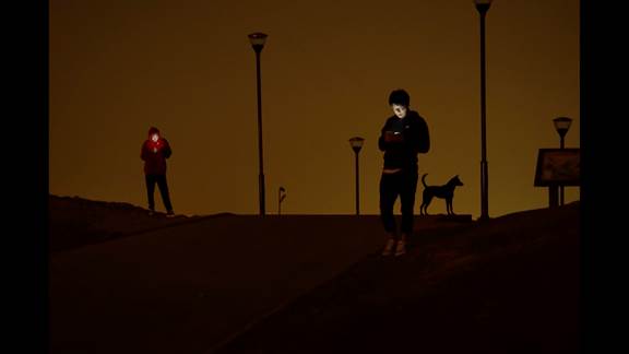 說明: Macintosh HD:Users:chendong:Desktop:張乾琦 工作坊:工作坊:官方作品:中文圖說:不存在的戰(zhàn)爭:1. 張乾琦，“不存在的戰(zhàn)爭”視頻截圖，2017.jpg