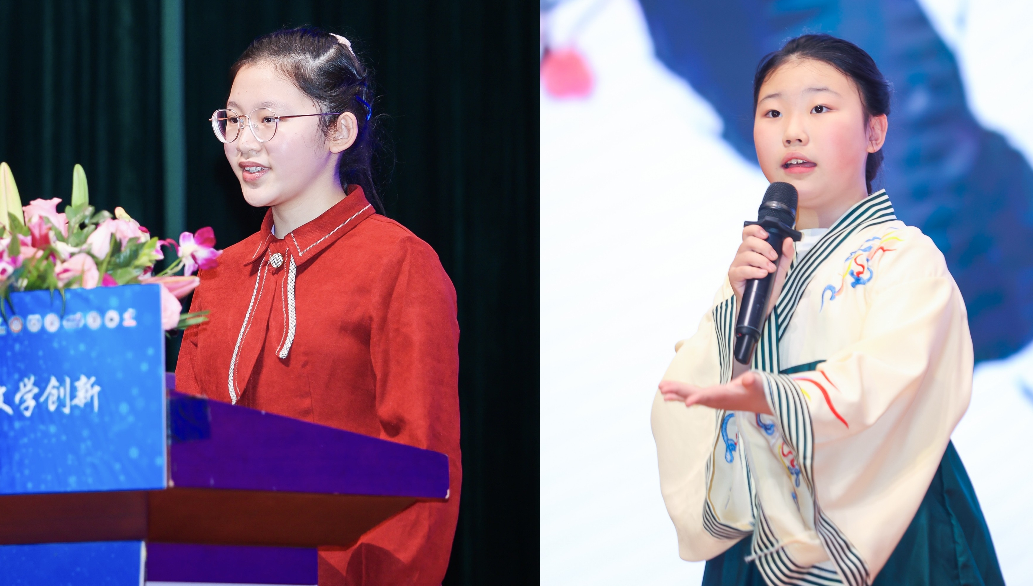 獲獎代表李睿頤、張文瑄帶來了精彩的表演